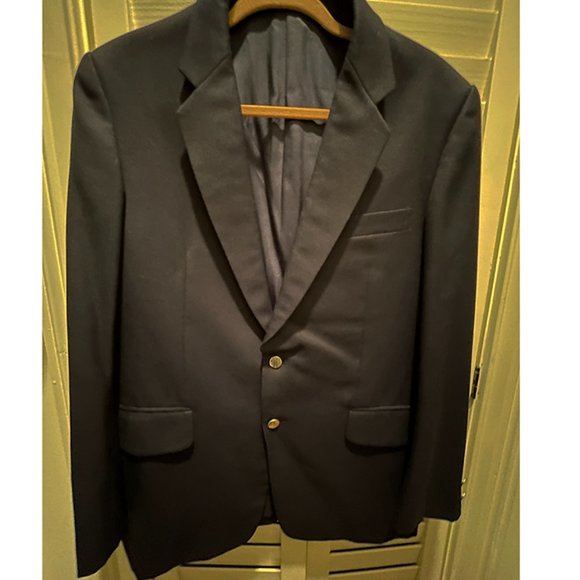 Men's Navy Blue Blazer - Picture 1 of 10
